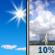 Tuesday: A 10 percent chance of showers and thunderstorms after 4pm.  Sunny and hot, with a high near 100. Heat index values as high as 104. South wind around 5 mph becoming east in the afternoon. 