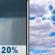 Saturday: A 20 percent chance of showers before 10am.  Mostly cloudy, with a high near 74. Calm wind becoming east around 5 mph. 